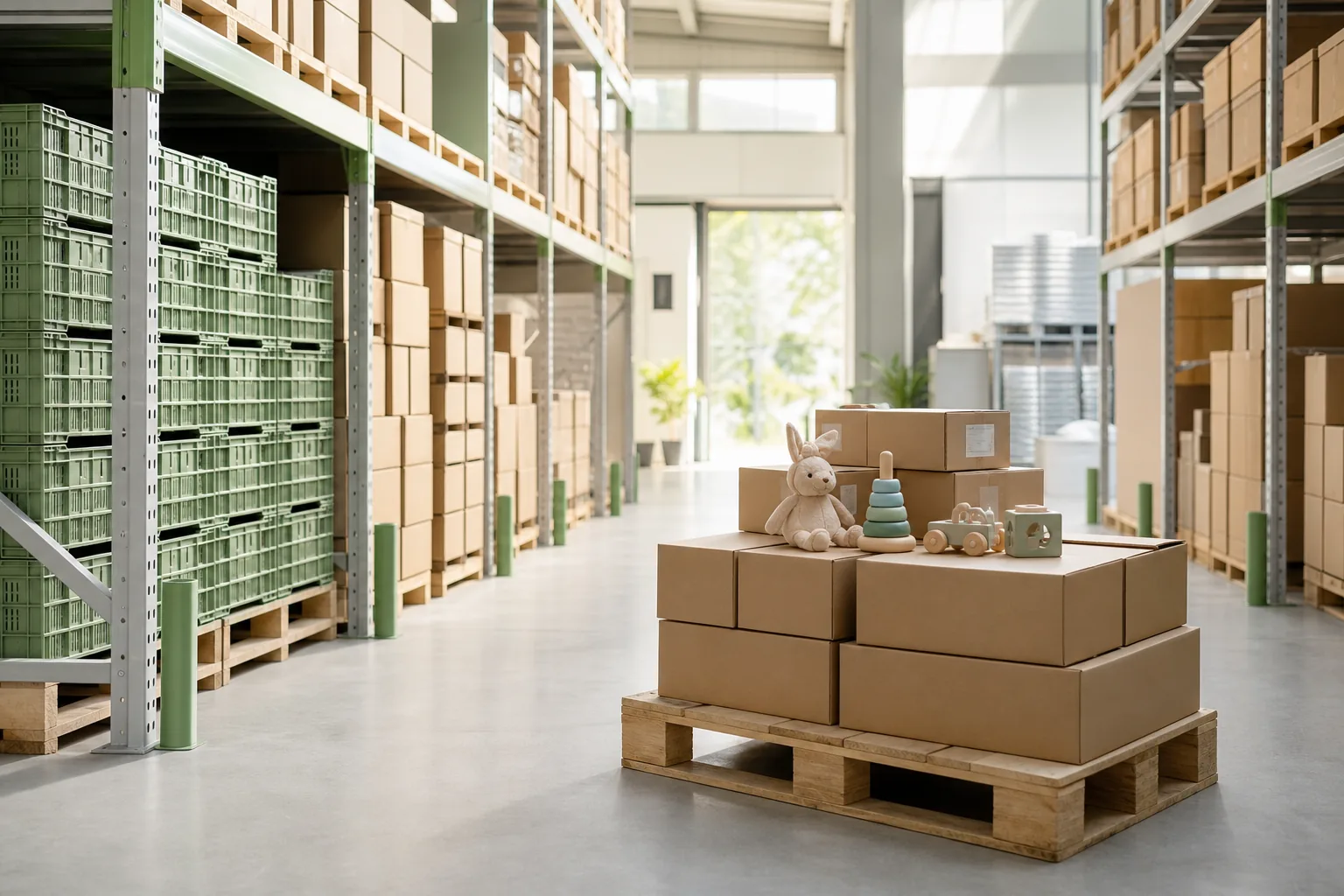 Wholesale toy cartons prepared for export planning