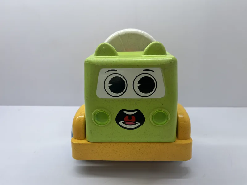 Wheat Straw Light & Music Mixer Truck Building Set