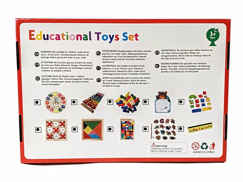 Wooden Baby Intellectual Development Toys Early Learning Edu