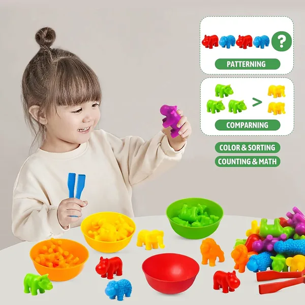 Montessori Color Sorting Toy Kit Baby Educational Toys Kids