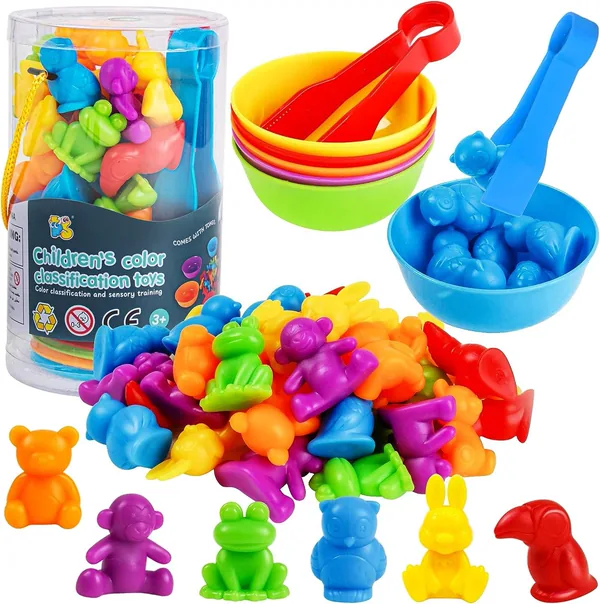 Montessori Color Sorting Toy Kit Baby Educational Toys Kids