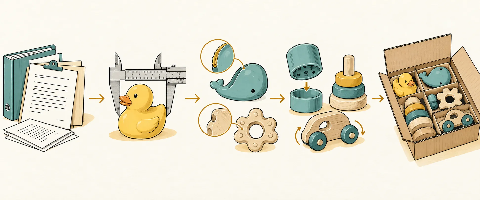 Explanatory diagram for How Often baby bath, teething and wooden-toy assortments Records State Carton Qu
