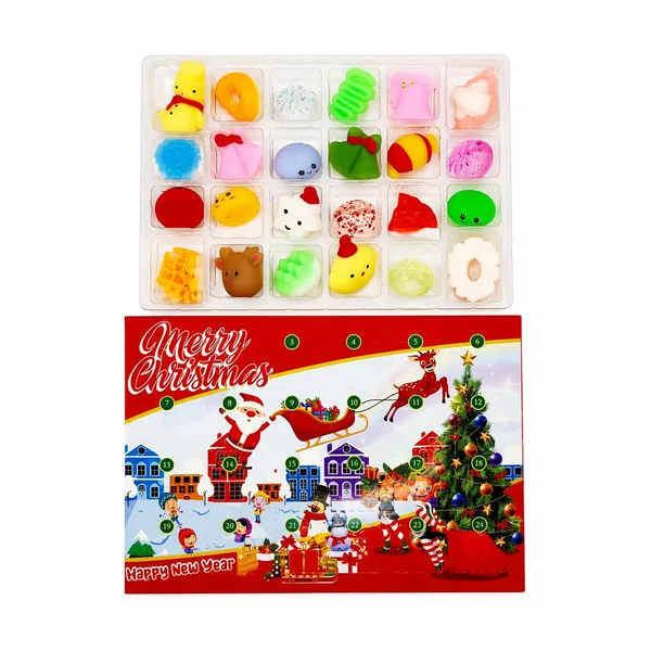 2026 Christmas Countdown Calendar Squeeze Toy Stress-Relief Blind Box