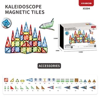 (GCC) Kaleidoscope Diamond-Patterned Colorful Window Magnets wholesale baby toy