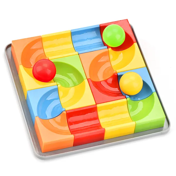 2-in-1 Marble Run & Writing Board Toy Set image 3